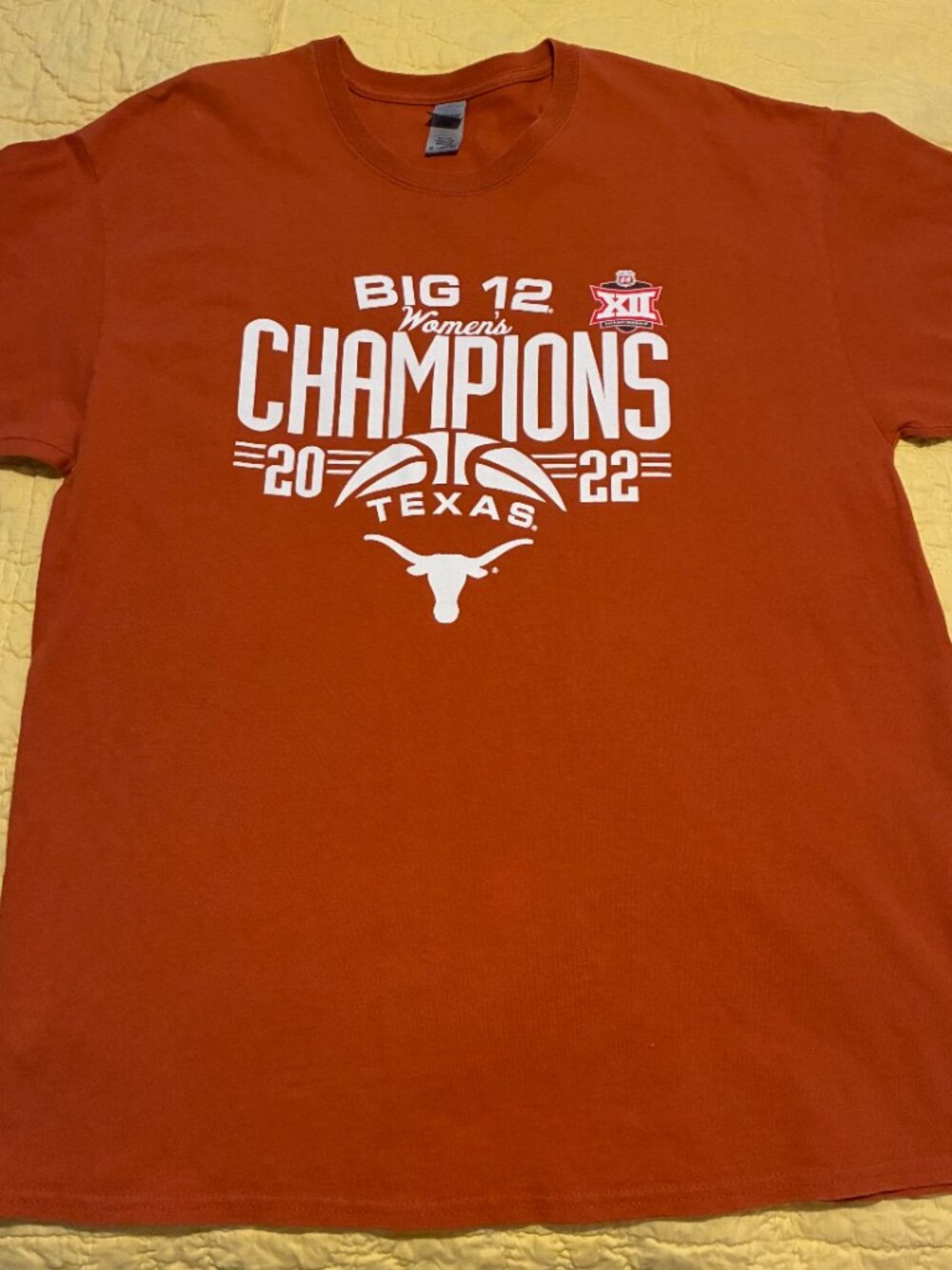 Gildan Texas Longhorn Tshirt sz XL, burnt orange